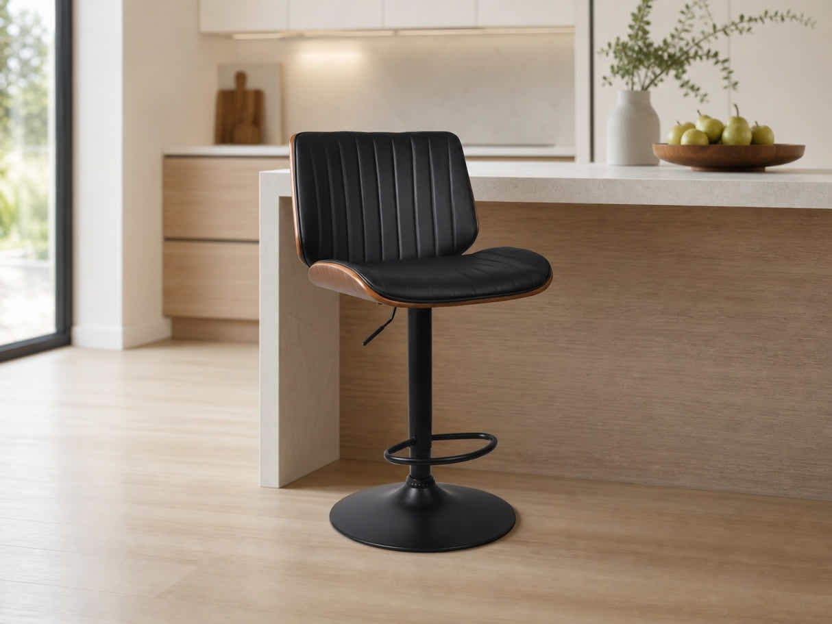 DS Barcelona Mid-Back Adjustable Bar Stool