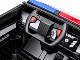 Kids Ride On Police Truck Tesla Cyber Style - Black