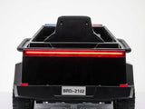 Kids Ride On Police Truck Tesla Cyber Style - Black