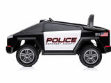 Kids Ride On Police Truck Tesla Cyber Style - Black