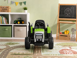 Kids Ride On Tractor with Trailer - Green