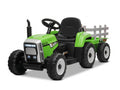 Kids Ride On Tractor with Trailer - Green