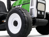 Kids Ride On Tractor with Trailer - Green