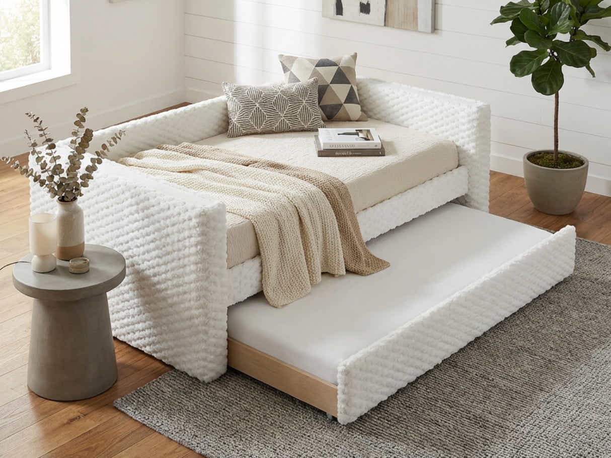 Eira Pull Out Day Bed - Snow White