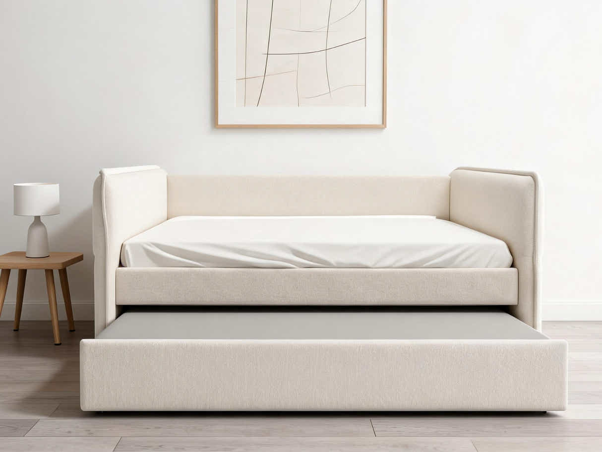 Bora Pull Out Day Bed - Cream