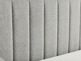 Ainsley Velvet Pull Out Day Bed - Grey