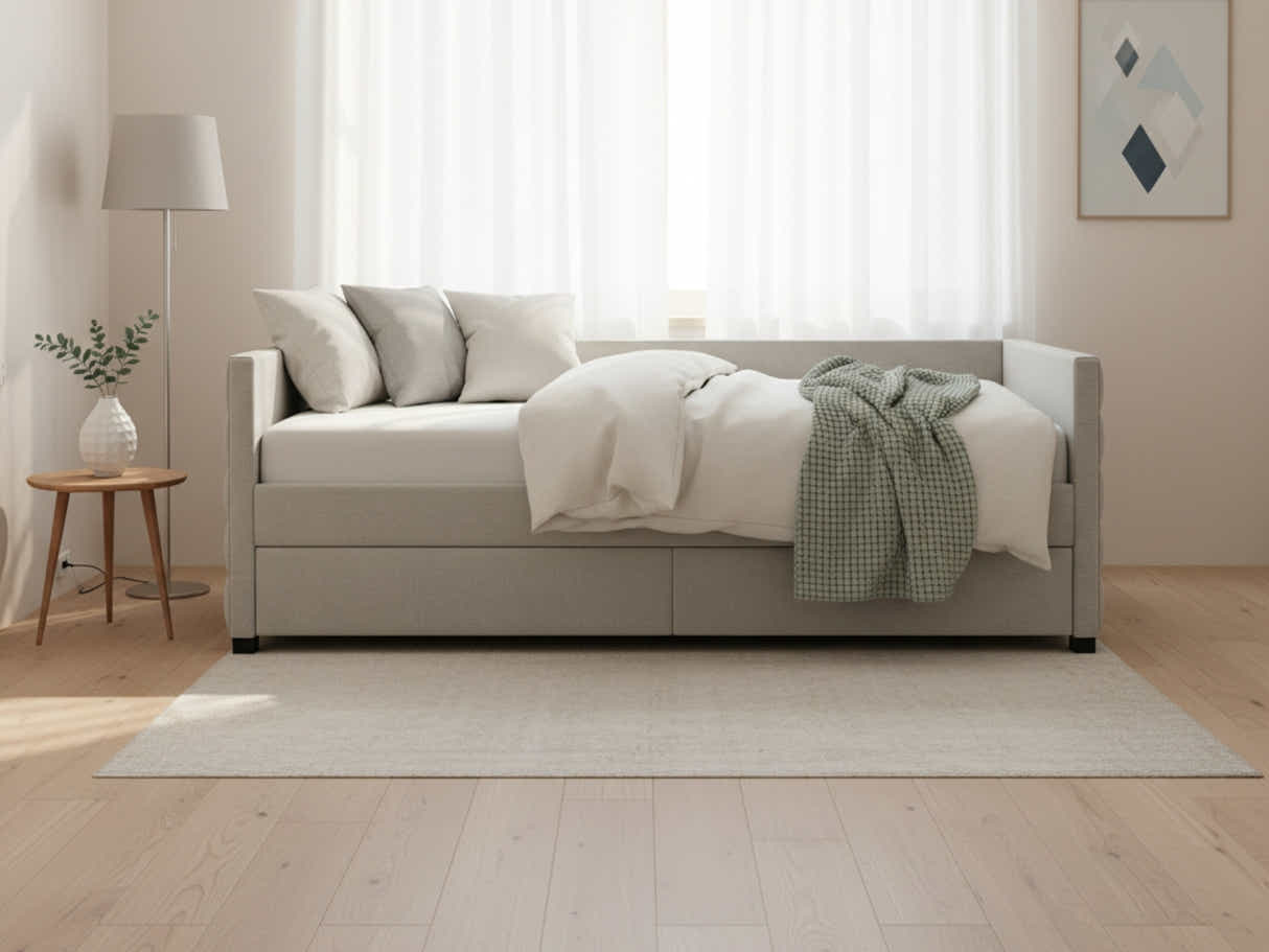 Aquilo Day Bed With Drawers - Slate