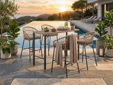 Naturlig 5-Piece Outdoor Bar Set