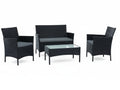DS Enkel 4-Piece Outdoor Set - Black & Grey