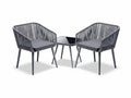 Tejp 3-Piece Outdoor Bistro Set - Grey