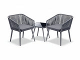 Tejp 3-Piece Outdoor Bistro Set - Grey