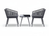 Tejp 3-Piece Outdoor Bistro Set - Grey