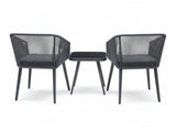 Tejp 3-Piece Outdoor Bistro Set - Grey