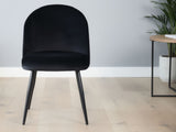 Fernando Dining Chair with Fern Pattern - Set of 4