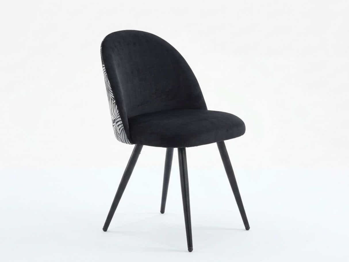 Fernando Dining Chair with Fern Pattern - Set of 4