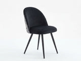 Fernando Dining Chair with Fern Pattern - Set of 4