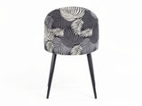 Fernando Dining Chair with Fern Pattern - Set of 4