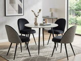 Fernando Dining Chair with Houndstooth - Set of 4
