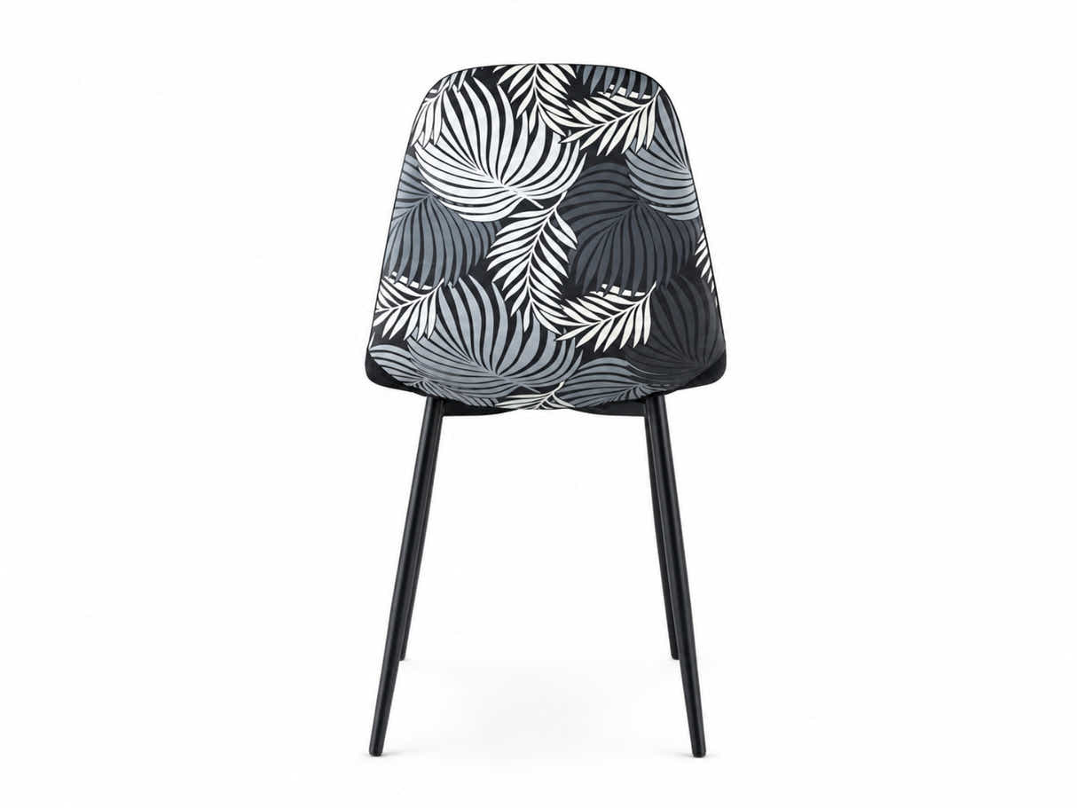 Axis Dining Chair with Fern Pattern - Set of 4
