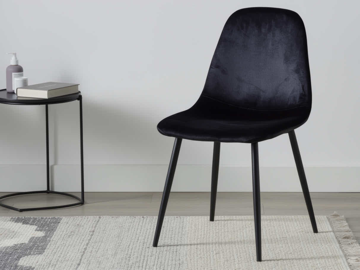 Axis Dining Chair with Fern Pattern - Set of 4