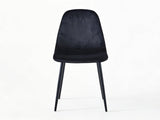 Axis Dining Chair with Fern Pattern - Set of 4