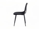 Axis Dining Chair with Fern Pattern - Set of 4