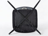 Axis Dining Chair with Fern Pattern - Set of 4