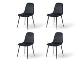 Axis Dining Chair with Houndstooth - Set of 4
