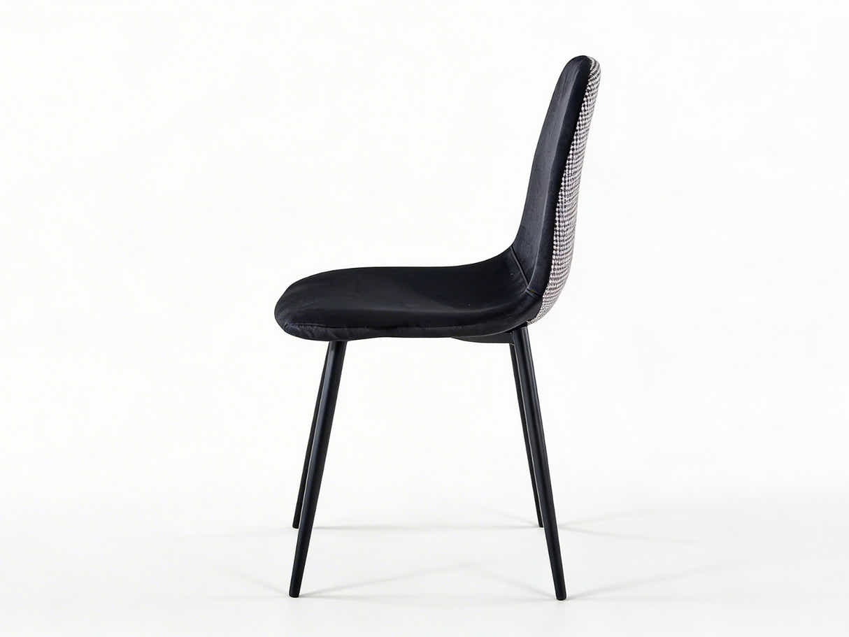 Axis Dining Chair with Houndstooth - Set of 4