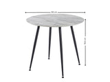 Fernando Round Dining Table with MDF Top - 90 cm
