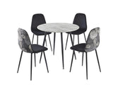 Fernando Round Dining Table with MDF Top - 90 cm