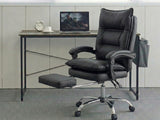 Koa Desk With Storage Bag & New Markus Office Chair with Footrest PU Black