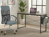 Koa Desk With Storage Bag & Meshmallow Office Chair 001 grey