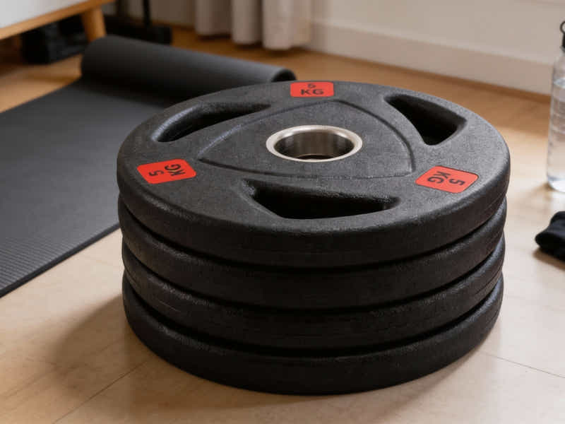 Rubber Weight Plates 5kg - Set of 4