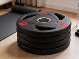 Rubber Weight Plates 5kg - Set of 4