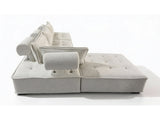 Hazel Velvet Sectional Sofa - Cream