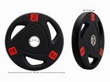 DS Rubber Weight Plates 10kg - Set of 2