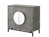 2-Door Wine Cabinet - Grey