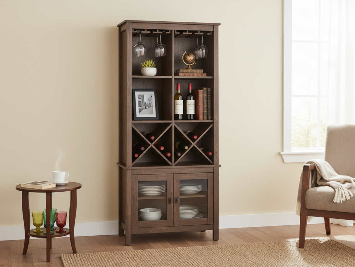 Mahogany Wine Cabinet