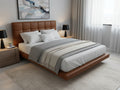 Kalyn PU Floating Bed Frame - Queen