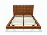 Kalyn PU Bed Frame Orange - Queen