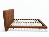 Kalyn PU Bed Frame Orange - Queen