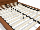 Kalyn PU Bed Frame Orange - Queen