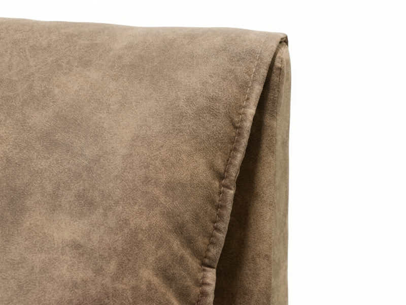 Rowina PU Bed Frame Khaki - Queen