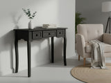 DS 3-Drawer Console Table - Black
