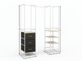 Delani Open Wardrobe Set