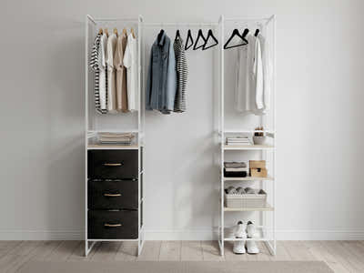 Delani Open Wardrobe Set