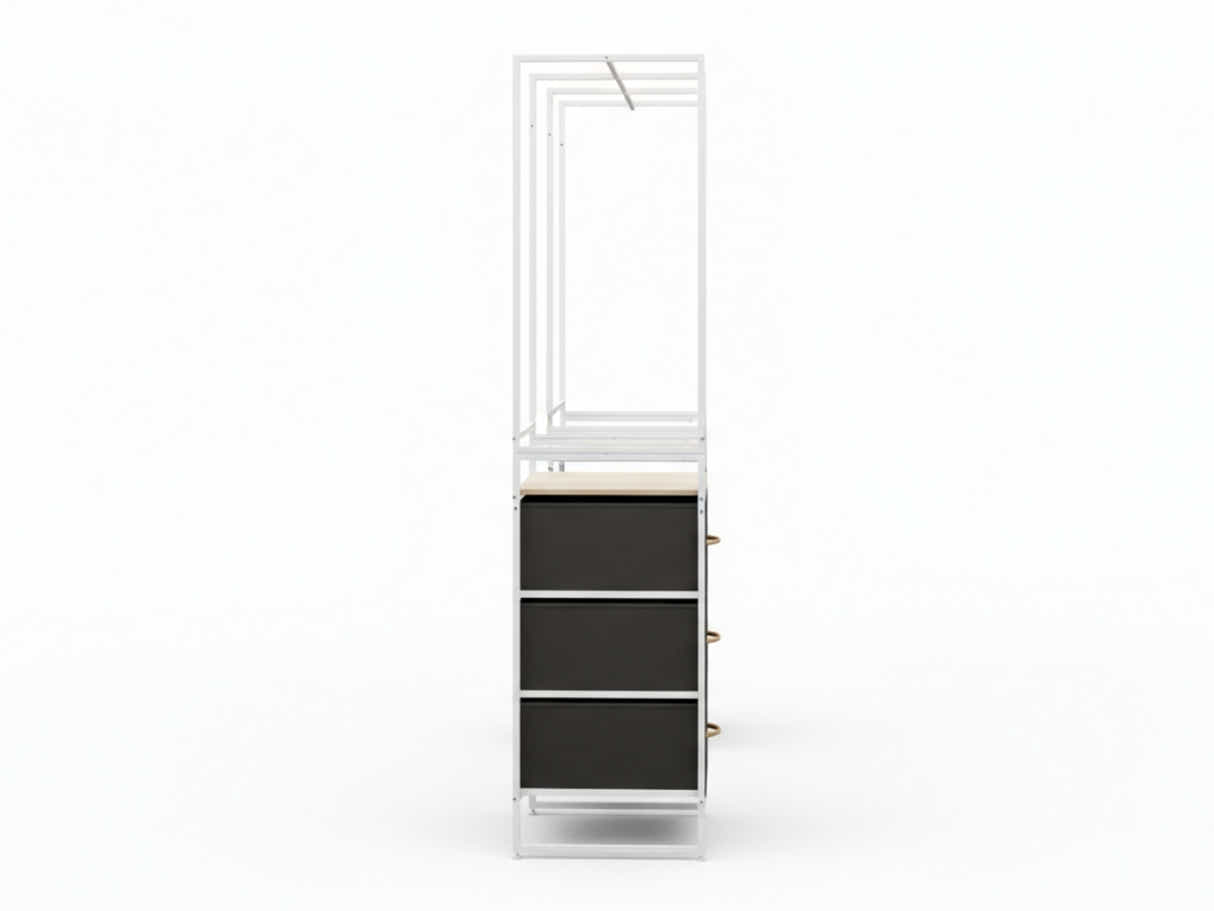 Delani Open Wardrobe Set