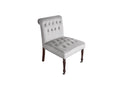 Pirie Velvet Accent Chair - Grey