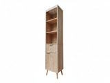 Bathroom Tower Cabinet - Oak
